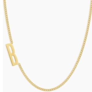Gorjana Gold Initial B Necklace